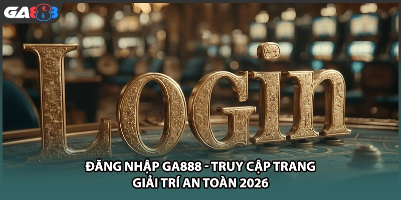 Đăng nhập GA888 cực kỳ đơn giản giúp bạn truy cập ngay sảnh cược cá nhân an toàn. Đăng nhập hôm nay để khám phá kho game và nhận vô vàn ưu đãi!